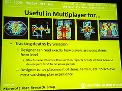 画像ギャラリー No.014のサムネイル画像 / ［GDC2008＃18］計測の手法を取り入れた科学的ゲームデザインのアプローチ
