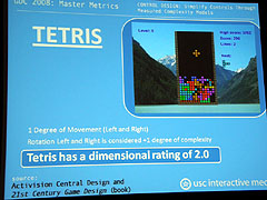 画像ギャラリー No.023のサムネイル画像 / ［GDC2008＃18］計測の手法を取り入れた科学的ゲームデザインのアプローチ