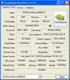 画像ギャラリー No.009のサムネイル画像 / 新世代のミドルクラスGPUは買いか? 「GeForce 9600 GT」のレビュー掲載