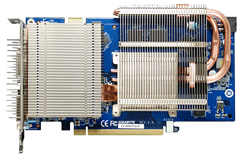 画像ギャラリー No.001のサムネイル画像 / GIGABYTE，ファンレス＆クロックアップ版の9600 GT搭載カード
