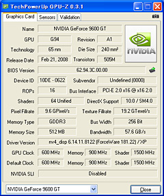 画像ギャラリー No.006のサムネイル画像 / 補助電源不要のPalit製GeForce 9600 GTカードを試す。消費電力面のメリットはないが,コストパフォーマンスに魅力
