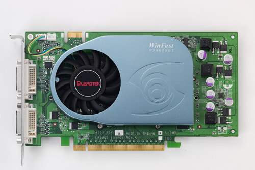 画像ギャラリー No.001のサムネイル画像 / Leadtek，補助電源不要の「GeForce 9600 GT」カードを発売