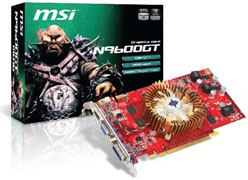画像ギャラリー No.001のサムネイル画像 / メモリクロック1.8GHzの省電力版「9600 GT」カードがMSIから