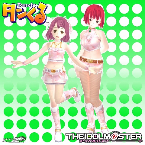 画像ギャラリー No.002のサムネイル画像 / 本日正式サービス開始の「タンくる」に,「アイマス」コラボ衣装が期間限定で登場