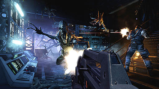 画像ギャラリー No.002のサムネイル画像 / 海外で発売された,エイリアンもの最新作「Aliens: Colonial Marines」のローンチトレイラー公開