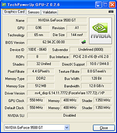画像ギャラリー No.007のサムネイル画像 / 新世代エントリーGPUの価値を探る「GeForce 9500 GT」レビュー掲載
