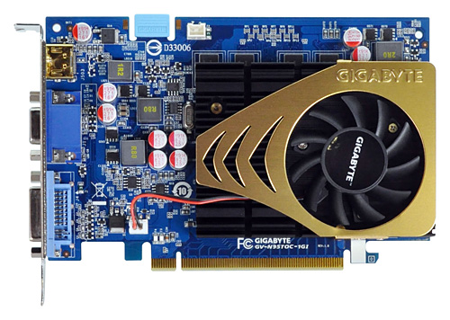 画像ギャラリー No.001のサムネイル画像 / GIGABYTE製の9500 GTカードにメモリ1GB版が登場。OC仕様で