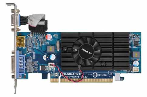 画像ギャラリー No.001のサムネイル画像 / Low Profile仕様でHDMI標準装備のGIGABYTE製9400 GTが発売