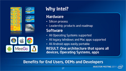画像ギャラリー No.025のサムネイル画像 / Atomの製造プロセス移行を急ぐIntel。タブレットや携帯電話にこだわる理由とは