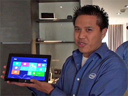 画像ギャラリー No.003のサムネイル画像 / ［COMPUTEX］IntelがBay Trailタブレットの実動デモを公開。2560×1440ドットの高解像度3Dグラフィックスが軽快に動く!?