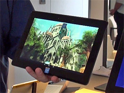 画像ギャラリー No.004のサムネイル画像 / ［COMPUTEX］IntelがBay Trailタブレットの実動デモを公開。2560×1440ドットの高解像度3Dグラフィックスが軽快に動く!?