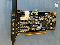 画像ギャラリー No.012のサムネイル画像 / ［COMPUTEX 2008＃27］ASUS，HDMI出力対応のハイエンドサウンドカードを公開。ゲーム用の次世代サラウンドサウンド環境「DS3D GX 3.0」も予告