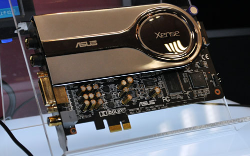 画像ギャラリー No.002のサムネイル画像 / ［COMPUTEX］ASUS，「Xonar」初のゲーマー向けサウンドカードを公開。Sennheiserのヘッドセットが付属
