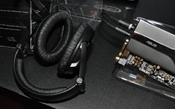 画像ギャラリー No.006のサムネイル画像 / ［COMPUTEX］ASUS，「Xonar」初のゲーマー向けサウンドカードを公開。Sennheiserのヘッドセットが付属