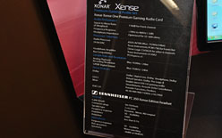 画像ギャラリー No.014のサムネイル画像 / ［COMPUTEX］ASUS，「Xonar」初のゲーマー向けサウンドカードを公開。Sennheiserのヘッドセットが付属