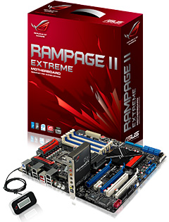 画像ギャラリー No.004のサムネイル画像 / ASUS,3-way SLI対応のゲーマー向けIntel X58マザーボード「Rampage II Extreme」発表