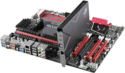 画像ギャラリー No.001のサムネイル画像 / AMD 990FXマザー「Crosshair V Formula」に，ゲーマー向けGbE LAN＆サウンドコンボカード「Thunderbolt」付属モデルが追加される