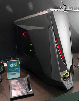 画像ギャラリー No.012のサムネイル画像 / ［CES 2016］ASUSが公開したゲーマー向けマザーや超強力デスクトップPCなどをまとめてチェック
