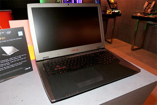 画像ギャラリー No.005のサムネイル画像 / ［CES 2017］ASUSのゲーマー向けPC 2017年モデルは，垂直120Hz＋G-SYNC対応ノートPCに注目。4K＋HDR＋144Hz＋G-SYNCの「全部入り」液晶も期待だ