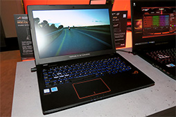 画像ギャラリー No.007のサムネイル画像 / ［CES 2017］ASUSのゲーマー向けPC 2017年モデルは，垂直120Hz＋G-SYNC対応ノートPCに注目。4K＋HDR＋144Hz＋G-SYNCの「全部入り」液晶も期待だ