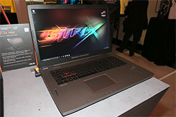 画像ギャラリー No.008のサムネイル画像 / ［CES 2017］ASUSのゲーマー向けPC 2017年モデルは，垂直120Hz＋G-SYNC対応ノートPCに注目。4K＋HDR＋144Hz＋G-SYNCの「全部入り」液晶も期待だ