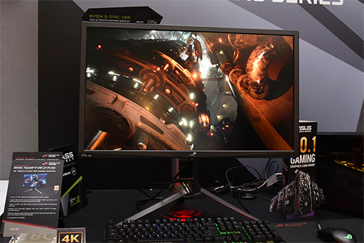画像ギャラリー No.011のサムネイル画像 / ［COMPUTEX］ASUSがHDR対応のゲーマー向け液晶ディスプレイ2製品を披露。湾曲型とフラットな4Kモデルをラインナップ