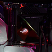画像ギャラリー No.004のサムネイル画像 / ［COMPUTEX］その名は「竜神」「竜王」。ASUS ROG初の簡易液冷クーラーをリリース
