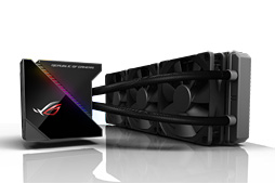 画像ギャラリー No.012のサムネイル画像 / ［COMPUTEX］その名は「竜神」「竜王」。ASUS ROG初の簡易液冷クーラーをリリース