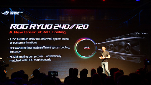 画像ギャラリー No.005のサムネイル画像 / ［COMPUTEX］「ROG」初の液冷クーラーから新型ノートPC，そしてゲーム特化スマホ「ROG Phone」登場で盛り上がったASUSイベントレポート