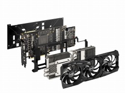 画像ギャラリー No.005のサムネイル画像 / ASUS，独自クーラー搭載でOC仕様のRTX 2080 Tiカードを発売。実勢価格は税込19万5000円前後
