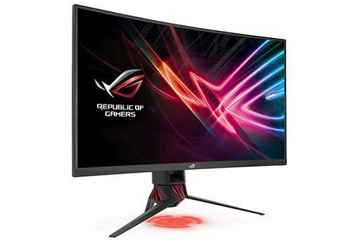 画像ギャラリー No.002のサムネイル画像 / ASUS,垂直144Hz&HDR表示対応の31.5インチ湾曲型液晶ディスプレイ「ROG STRIX XG32VQR」を国内発売