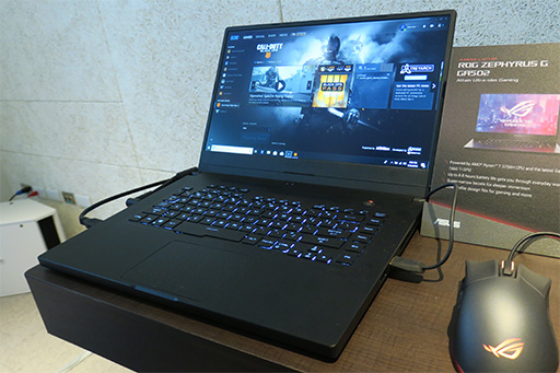 画像ギャラリー No.006のサムネイル画像 / ASUS，薄型ノートPCやゲーマー向けモバイルディスプレイなど新製品を多数発表。ゲームにも使える2画面ノートPCも注目だ
