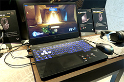 画像ギャラリー No.017のサムネイル画像 / ASUS，薄型ノートPCやゲーマー向けモバイルディスプレイなど新製品を多数発表。ゲームにも使える2画面ノートPCも注目だ