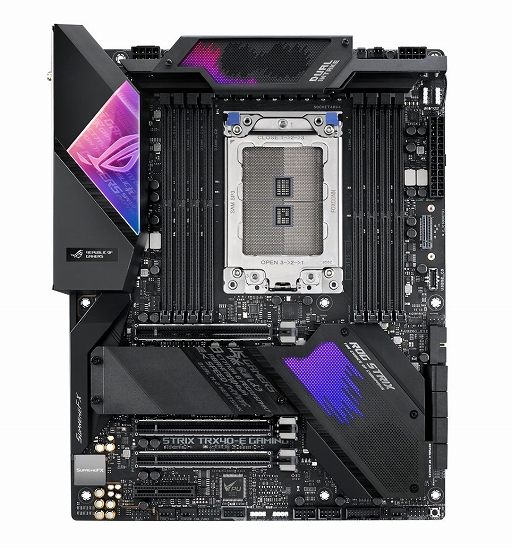 画像ギャラリー No.004のサムネイル画像 / ASUS,第3世代Threadripper対応のTRX40チップセット搭載ゲーマー向けマザーボードを発表