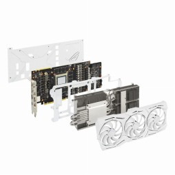 画像ギャラリー No.004のサムネイル画像 / 3連ファン付きクーラーもバックプレートも白色のRTX 2080 Ti搭載カードがASUSから