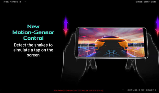 画像ギャラリー No.017のサムネイル画像 / 5G対応ゲーマー向けスマホ「ROG Phone 3」が発表。Snapdragon 865 Plusと144Hz表示対応有機ELパネルでスペック一新