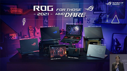 画像ギャラリー No.002のサムネイル画像 / ASUS,独自外付けGPUボックスとつながるゲーマー向け2-in-1「ROG Flow X13」など,多数のゲーマー向けノートPCや周辺機器を発表