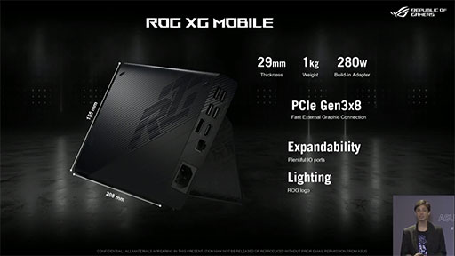 画像ギャラリー No.010のサムネイル画像 / ASUS,独自外付けGPUボックスとつながるゲーマー向け2-in-1「ROG Flow X13」など,多数のゲーマー向けノートPCや周辺機器を発表