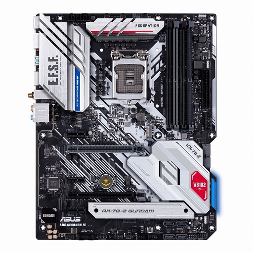 画像ギャラリー No.004のサムネイル画像 / ASUS,ガンダムコラボのマザーボードや液冷クーラーを2月26日発売