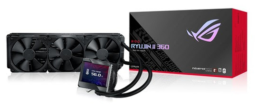 画像ギャラリー No.001のサムネイル画像 / ASUS，小型液晶搭載の簡易液冷CPUクーラー「Ryujin」新モデルを発売