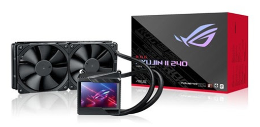 画像ギャラリー No.002のサムネイル画像 / ASUS，小型液晶搭載の簡易液冷CPUクーラー「Ryujin」新モデルを発売