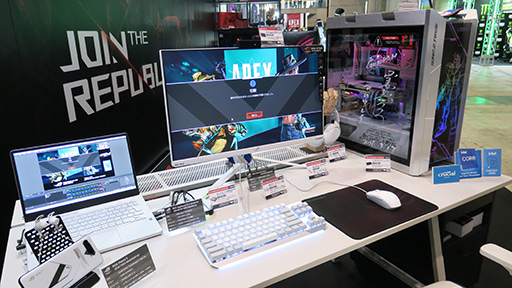 画像ギャラリー No.003のサムネイル画像 / ［TGS 2021］ASUSブースで激レアなガンダムコラボ自作ゲームPCや個性的なゲーマー向け周辺機器に触れてみた