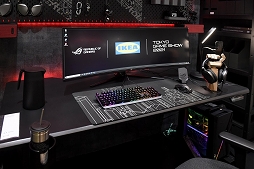 画像ギャラリー No.005のサムネイル画像 / ［TGS 2021］家具メーカーのIKEAがゲーマー向け家具を展示。新製品の電動昇降機能付きデスクや，落ち着いたデザインのチェアも