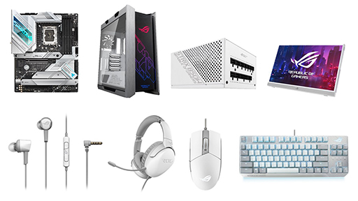 画像ギャラリー No.002のサムネイル画像 / ASUS，白いROG製品が抽選で当たるキャンペーンを12月25日まで開催
