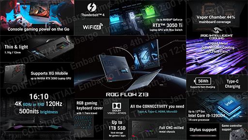 画像ギャラリー No.004のサムネイル画像 / ASUSがゲーマー向けノートPC計12製品を一挙に発表。第12世代CoreやRyzen 6000シリーズを搭載