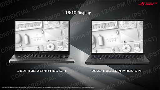 画像ギャラリー No.009のサムネイル画像 / ASUSがゲーマー向けノートPC計12製品を一挙に発表。第12世代CoreやRyzen 6000シリーズを搭載