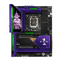画像ギャラリー No.002のサムネイル画像 / ROGがエヴァンゲリオンとコラボ。エヴァ初号機カラーのマザーボードやRTX 3080搭載カードを7月以降に発売