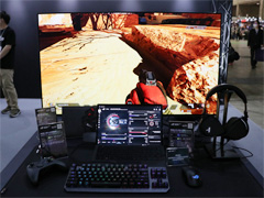 ［TGS2022］ASUSが日本未発表製品を先行展示。41.5型の大型有機ELディスプレイ「PG42UQ」と「ROG Phone 6」に注目だ