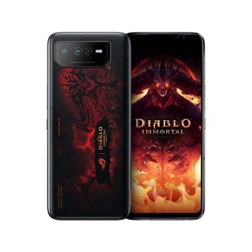 画像ギャラリー No.001のサムネイル画像 / ASUS，ゲーマー向けスマホ「ROG Phone 6」に「Diablo Immortal」とのコラボモデルを発表