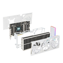 画像ギャラリー No.010のサムネイル画像 / 白色クーラーを搭載したASUS製RTX 4090/4080/3060カードが発売